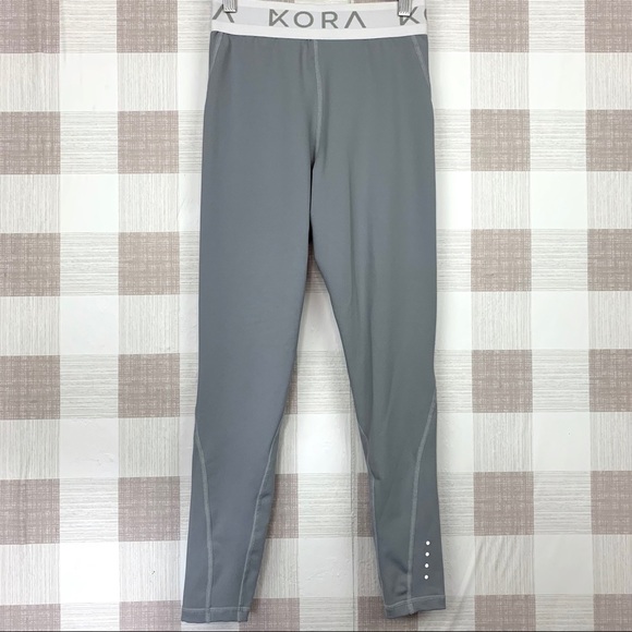 Acta Wear (Kora) Power Leggings Yoga Light Gray - Picture 2 of 6